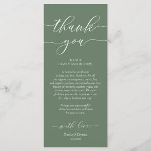 Moderne Romantische Dinner Place Einstellung Danke Programm