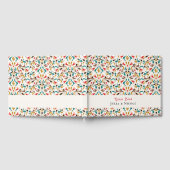 Moderne romantische Elegante Blumenzeremonie Gästebuch (Voll)