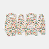 Moderne romantische Elegante Blumenzeremonie Geschenkschachtel (Ungefaltet)