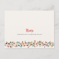 Moderne romantische Elegante Blumenzeremonie