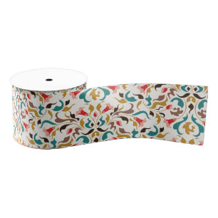 Moderne romantische Elegante Blumenzeremonie Ripsband