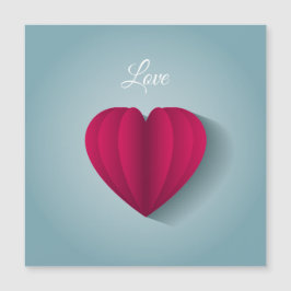 Moderne Romantische Liebe Magnetkarte