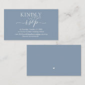 Moderne romantische Online-UAWG-Website Begleitkarte (Vorne/Hinten)