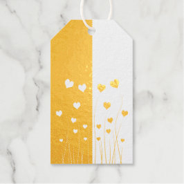 Moderne Romantische Rote Weiße Liebe Herz Geschenkanhänger