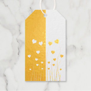 Moderne Romantische Rote Weiße Liebe Herz Geschenkanhänger