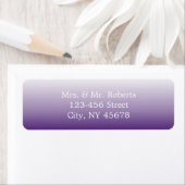 moderne romantische Sommerlila ombre lila Hochzeit (Insitu)