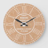 Moderne römische Zahlen aus dem ersten Zeitschrift Große Wanduhr (Vorderseite)