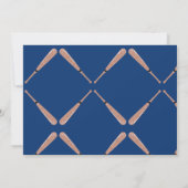 Moderne Rookie des Jahres Foto Baseball Geburtstag Einladung (Rückseite)