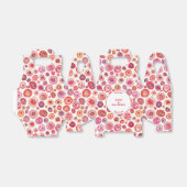 Moderne rosa Abstrakte Hochzeit Geschenkschachtel (Ungefaltet)