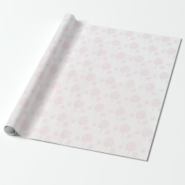 Moderne rosa Abstrakte Natur Geschenkpapier