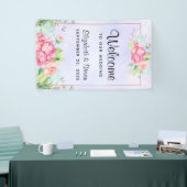 Moderne rosa Aquarellbilder Banner (Messeveranstaltung)