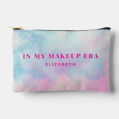 Moderne rosa blaue Gefärbte Krawatte macht Zeitalt Zubehörtasche (Vorderseite)