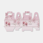 Moderne rosa Blume Gefälligkeitsbox Geschenkschachtel (Ungefaltet)