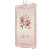 Moderne rosa Blumen-Luftverbesserer Autolufterfrischer (Links)