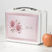 Moderne rosa Blumen Lunchbox (Beispiel)