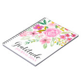 Moderne rosa Blumenschrift Notizblock
