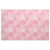 Moderne rosa Blumenstoffe Stoff (Fat Quarter (45,7 x 55,9 cm))