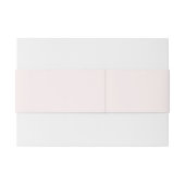 Moderne rosa Blütenband Einladungsbanderole (Rückseitenbeispiel)