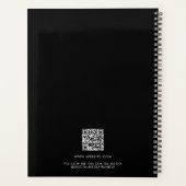 Moderne rosa Bobby Buttone Frisur Stilftige Termin Planer (Rückseite)