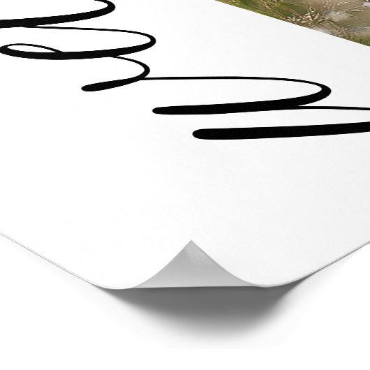 Moderne rosa Bow Coquette Graduation Cap Willkomme Poster (Ecke)