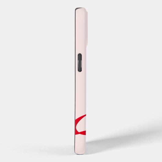 Moderne rosa Bow Illustration Iphone 15 Case-Mate iPhone Hülle (Rückseite / Rechts)