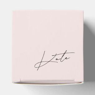 Moderne rosa Brautjungfer-Vorschlagsbox Geschenkschachtel