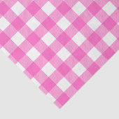Moderne rosa Buffalo-Karos Seidenpapier (Ausschnitt)