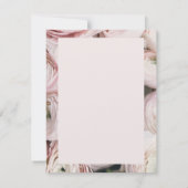 Moderne, rosa Butterbecher-Blume Einladung (Rückseite)