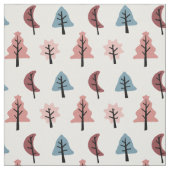 Moderne rosa Cookie Form Baumstruktur Muster Urlau Stoff (Muster)