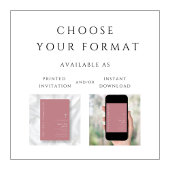 Moderne Rosa Cross Girl Erste Kommune Einladung