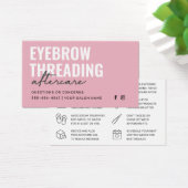 Moderne rosa, einfache Eyebrow-Threading-Nachsorge (Schreibtisch)