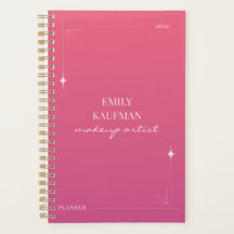 Moderne rosa Elegante Makeup Artist Business