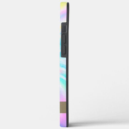 Moderne rosa Flamingo-Gefärbte Krawatte Case-Mate iPhone Hülle (Rückseite / Links)