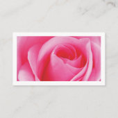 Moderne rosa, florale Christliche Visitenkarte (Rückseite)