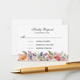 Moderne rosa florale islamische Invasion Begleitkarte