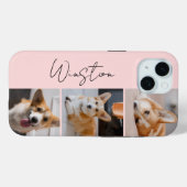 Moderne rosa Fotomaterial Case-Mate iPhone Hülle (Rückseite (Horizontal))