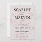 Moderne Rosa-Frühlingssonne Einladung (Vorderseite)