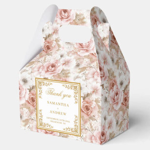 Moderne rosa Gastgeschenk Hochzeit Geschenkschachtel