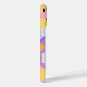 Moderne rosa geometrische Muster Mitte des Jahrhun Case-Mate iPhone Hülle (Rückseite / Rechts)