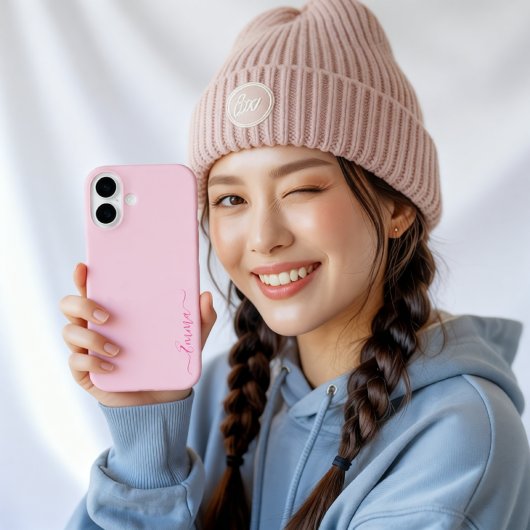 Moderne rosa Girly Print Trendy Case-Mate iPhone Hülle