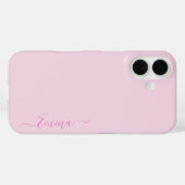 Moderne rosa Girly Print Trendy Case-Mate iPhone Hülle (Rückseite (Horizontal))