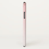 Moderne rosa Glitzer Tropfen & Eyelashes Case-Mate iPhone Hülle (Hinten/Rechts)