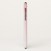 Moderne rosa Glitzer Tropfen & Eyelashes Case-Mate iPhone Hülle (Hinten/Links)