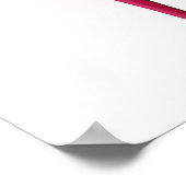 Moderne rosa Glitzer Tropfen & Heelse Bachelorette Poster (Ecke)