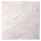 Moderne rosa glitzernde Marmoroptik Fliese (Vorderseite)