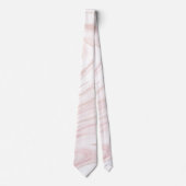 Moderne rosa glitzernde Marmoroptik Krawatte (Vorderseite)