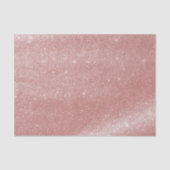 Moderne Rosa-Gold-Glitzer-Hochzeit Seidenpapier (Vorderseite)