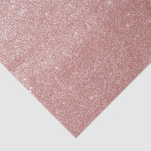 Moderne Rosa-Gold-Glitzer-Hochzeit Seidenpapier (Ausschnitt)