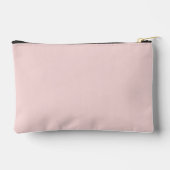 Moderne Rosa & Gold Kosmetik Zubehörtasche (Rückseite)