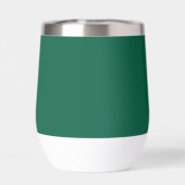 Moderne rosa grüne Monogramm-Initialen personalisi (Rückseite)